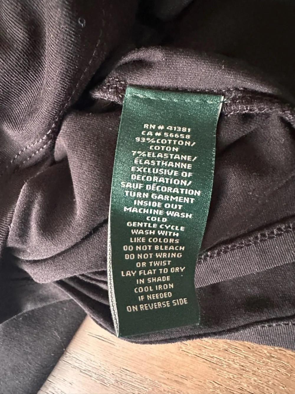 Lauren Ralph Lauren Black Wrap Dress Buckle Detail Long Sleeve Midi - Picture 5 of 6